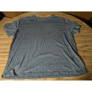 Dip Mens Short Sleeve Crew Neck T-Shirt Heathered Charcoal Gray XL Casual Tee